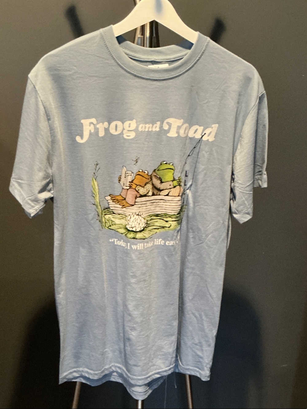 Frog and Toad Graphic Tee in Light Blue